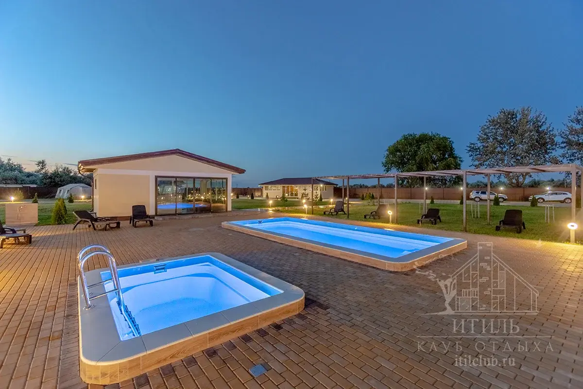 Композитная купель Laguna 3 — установка в Таганроге